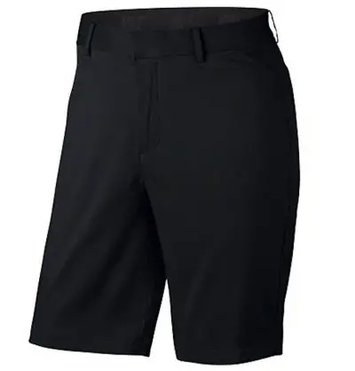 Dri-Fit Flat Front black golf shorts by Nike