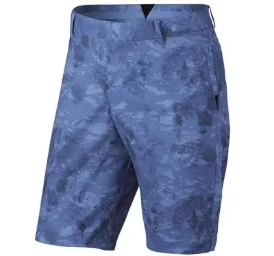 Modern Fit Camo blue golf shorts by Nike