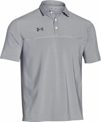 grey under armour golf shirt