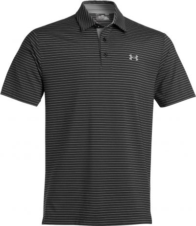Playoff black under armour polo