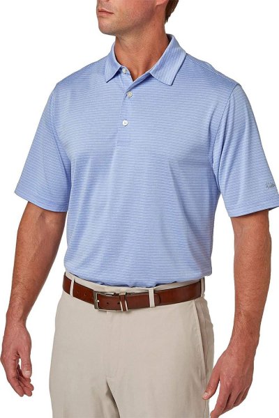 Stripe golf shirt by Walter Hagen