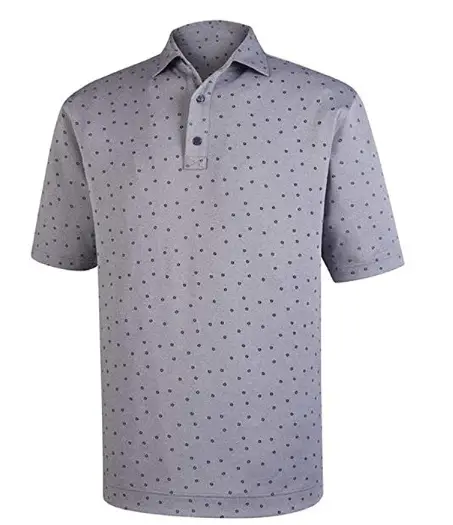 10. Stretch Pique Flower Print