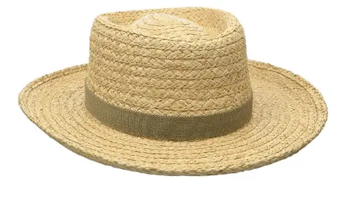 Scala Men's Raffia Gambler Hat