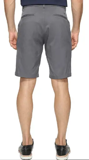 Flex Core grey golf shorts by Nike back view