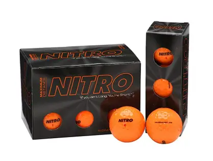 Nitro Maximum Distance budget golf balls