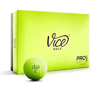 slicing golf ball Vice Pro Soft