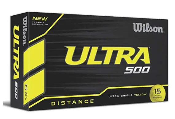 Wilson Ultra 500 best golf ball for slow swing speed
