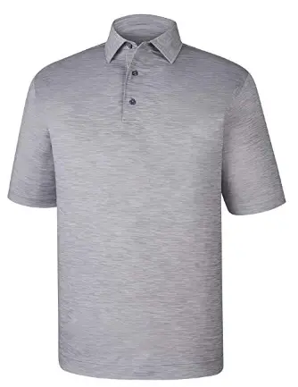 Lisle Space Dyed Self Colar Polo