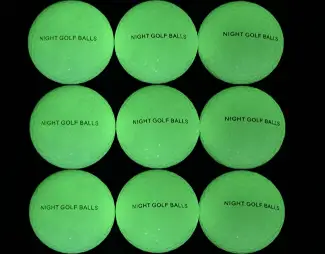 Luminous Golfing Balls