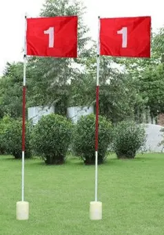 Practice golf flag