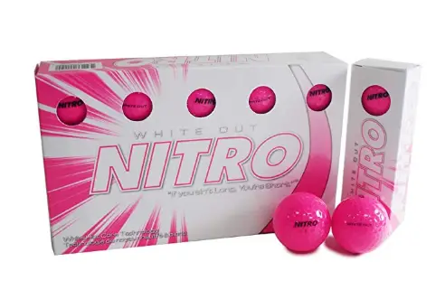Nitro Peak Performance White Out  women golf ball