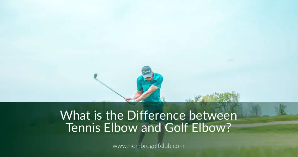What is the Difference between Tennis Elbow and Golf Elbow? Hombre